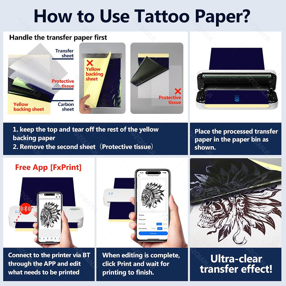 Thumbnail: Portable A4 Thermal Printer Bluetooth Photos PDF Document Printing Machine Folde