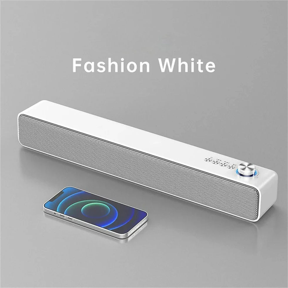 Thumbnail: Original Bluetooth soundbar with subwoofer for TV, echo-control audio, wall-moun