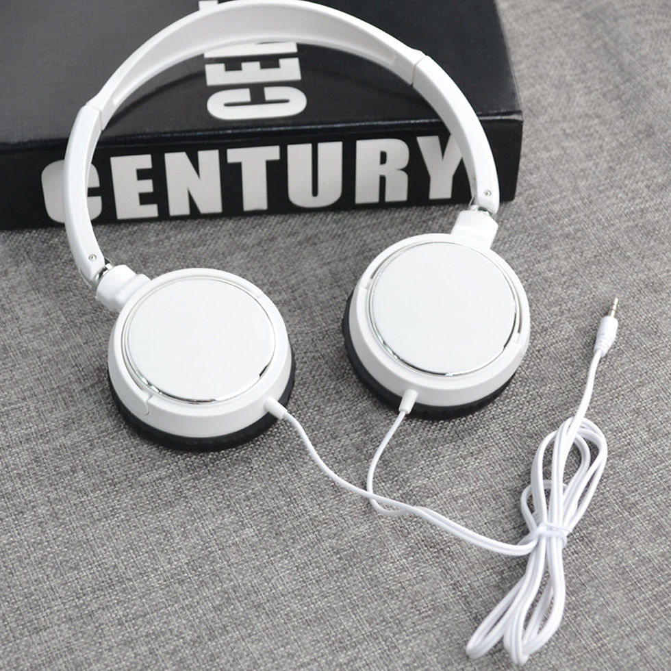 Thumbnail: Universal Headphone Over Ear Foldable Wired Earphones HiFi Stereo Sound Portable