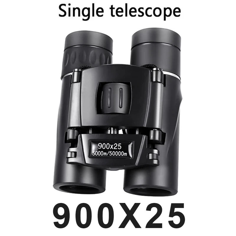Powerful Long Range 900x25 BAK4 Binoculars Low Light Jumelles for Hunting Campin