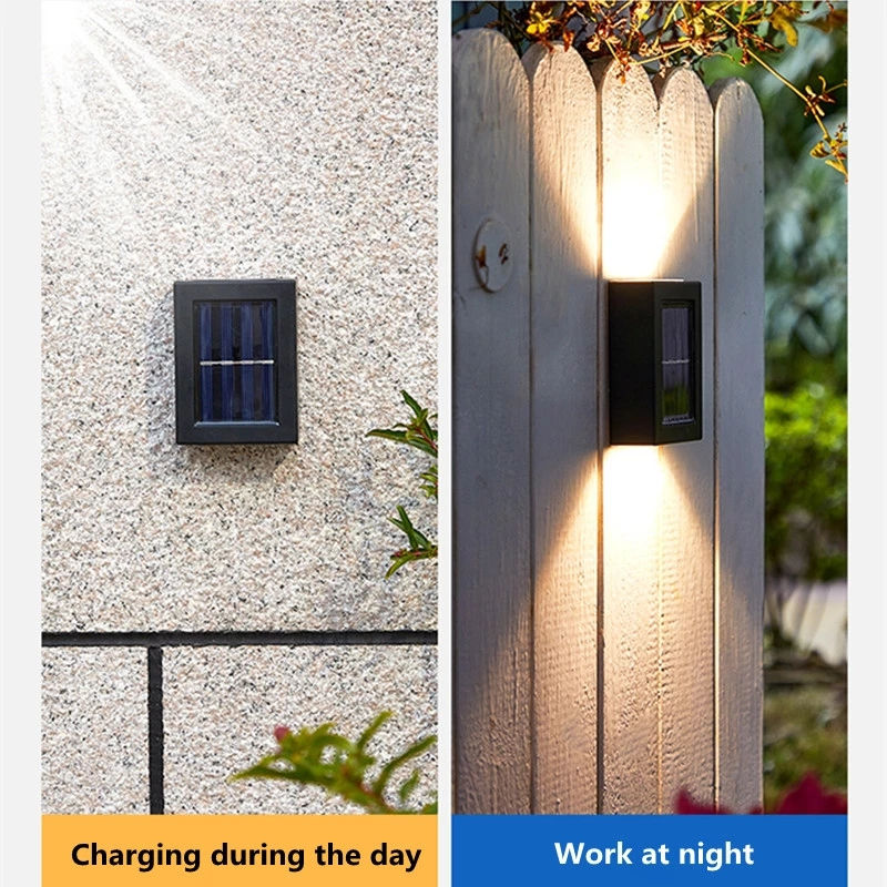 Thumbnail: Solar LED Outdoor Light Solar Lighting Sensor Lamp Streetlights Exterior Garden 