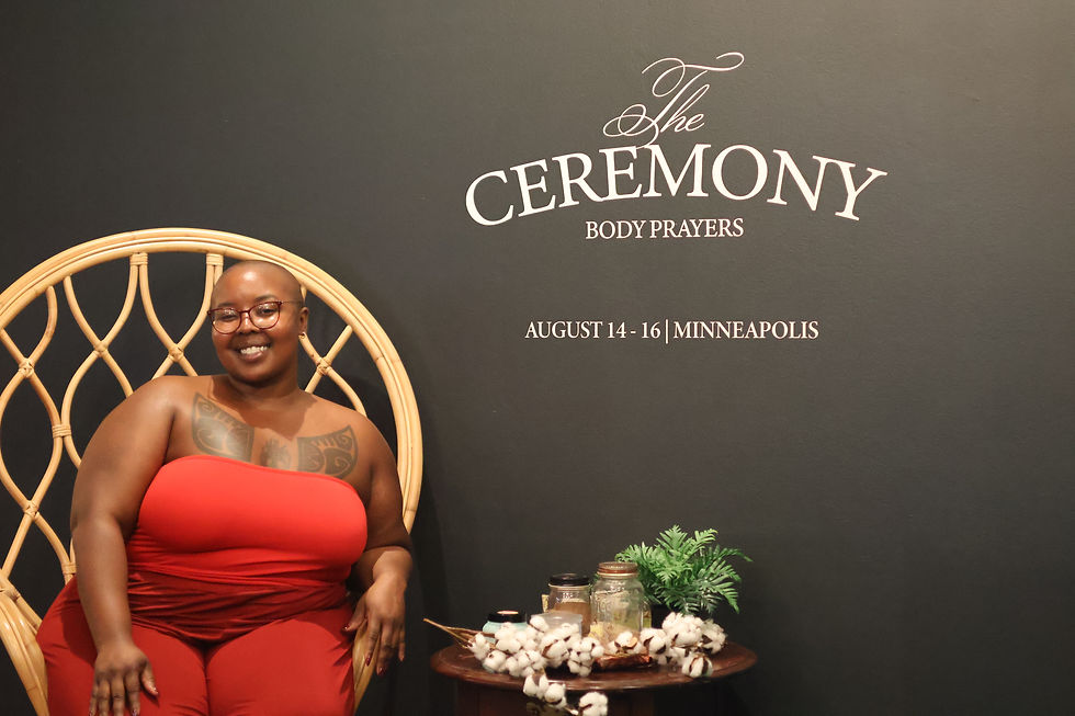 DejaJoelle created an immersive experience named The Ceremony which will take place Aug. 14-16 followed by two weekends of The Sanctuary, an interactive public art installation, at the Public Functionary in Minneapolis. Photo: Binta Kanteh