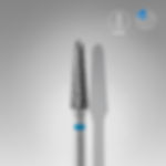 Embout carbure frustum bleu EXPERT tête diamètre 4 mm / partie travaillante 13 m