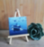 Thumbnail: 10cm x 10cm Acrylic Painting Commissions on Canvas Board