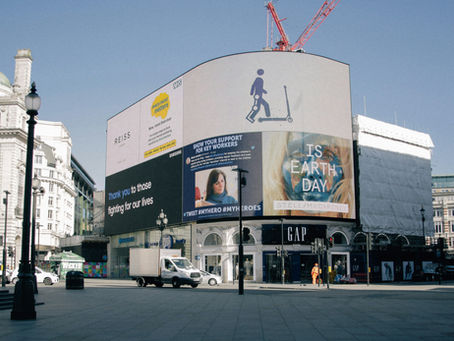 Publicités en extérieur dans le centre de Londres