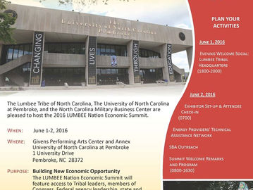 2016 Lumbee Nation Economic Summit