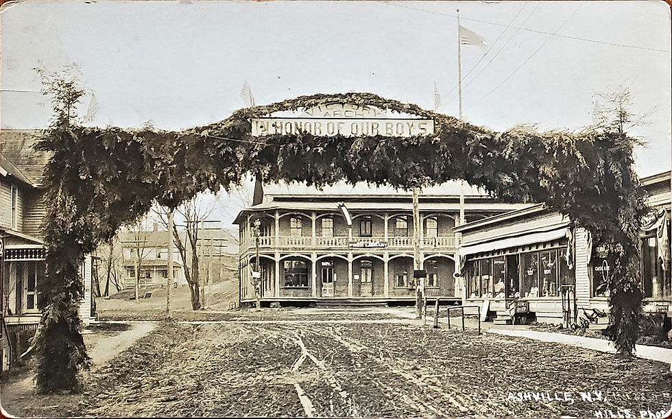 Victory Arch, four corners, 1918