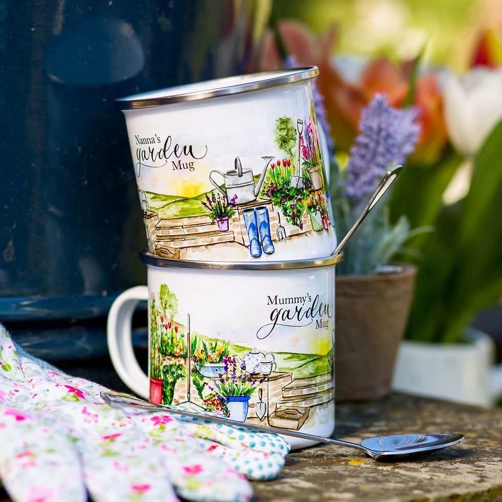 Thumbnail: Personalised Enamel Garden Mug