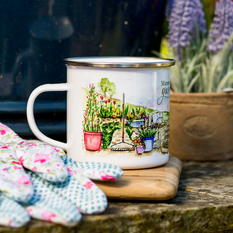 Thumbnail: Personalised Enamel Garden Mug