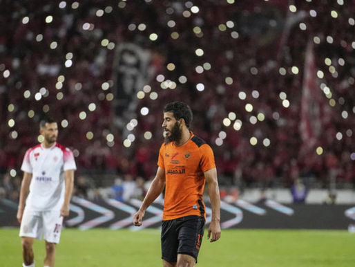 RS Berkane player in the desputed Jersey