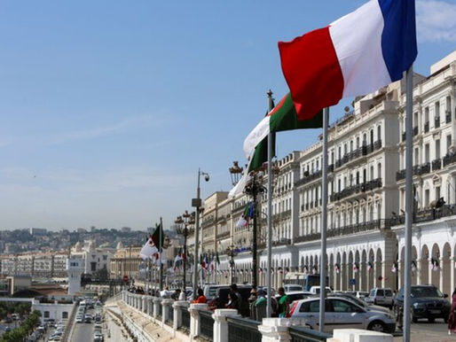 France and Algeria flags
