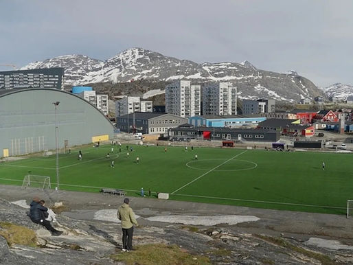 A Soccer Pitch in Greenland