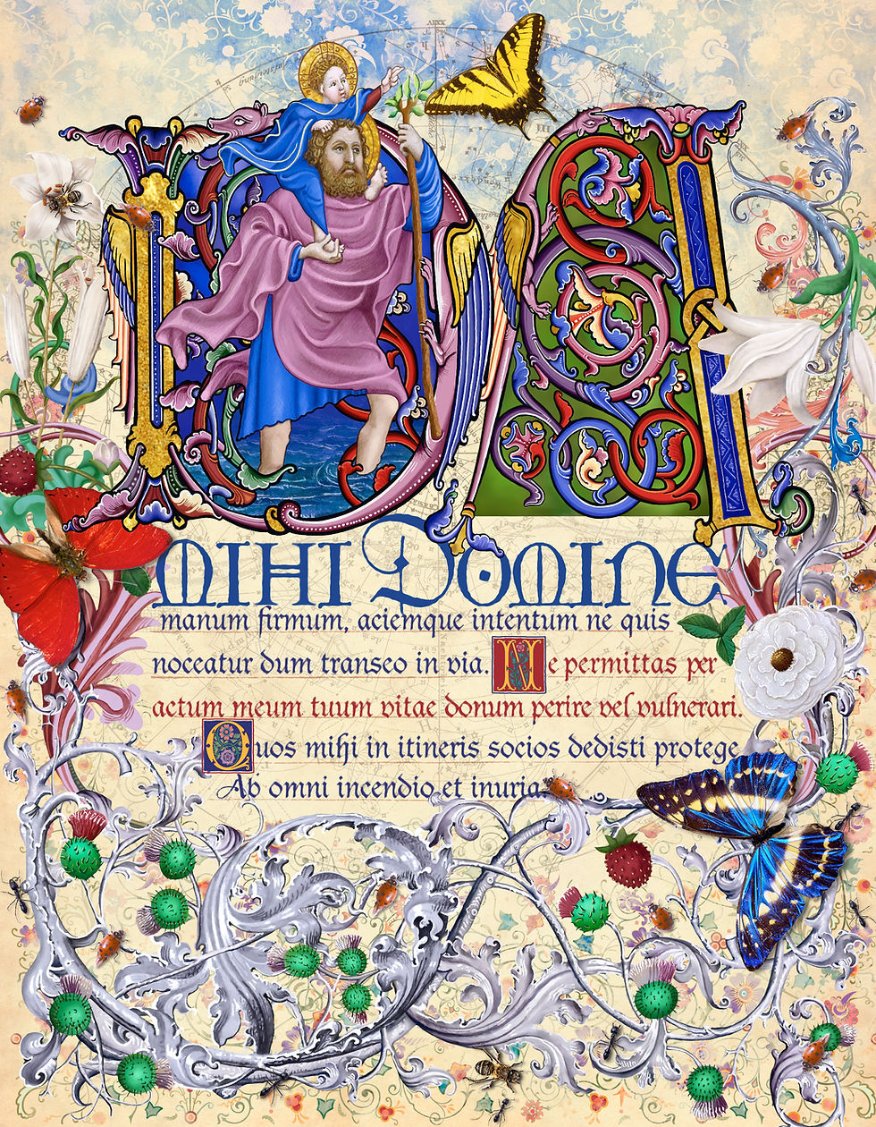 Prayer To St. Christopher in Latin ©2021