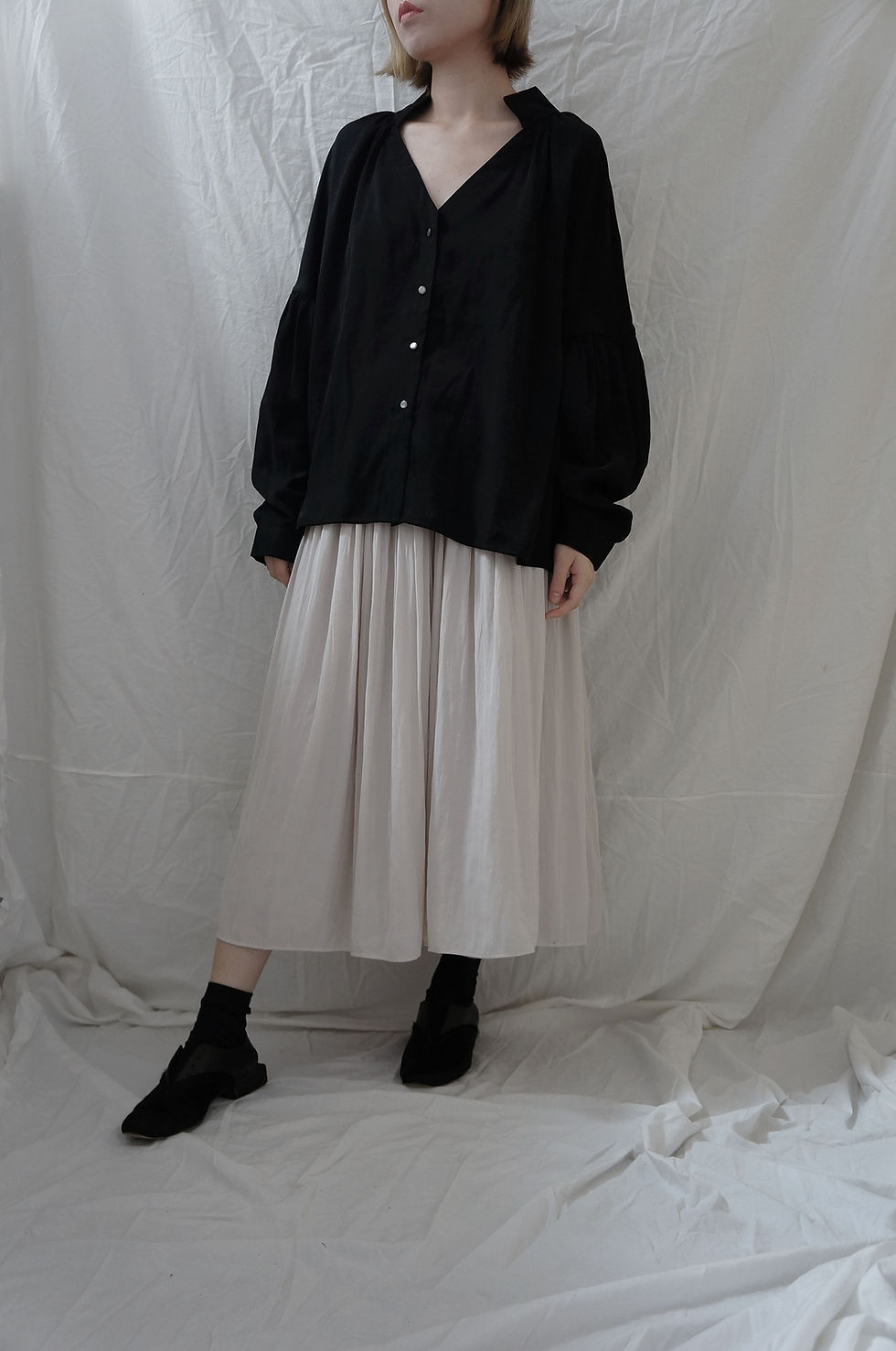 Thumbnail: silk linen shirt