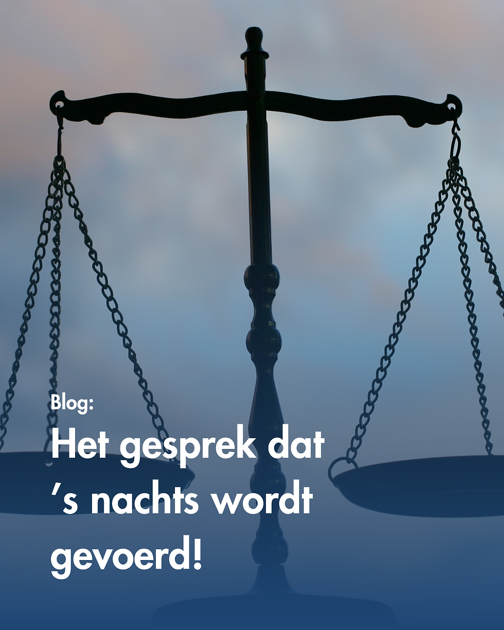 Het gesprek dat ’s nachts wordt gevoerd!