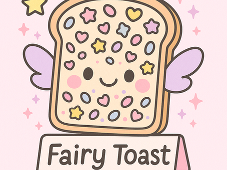 Free Fairy Toast Coloring Page – A Magical Sprinkle Moment!