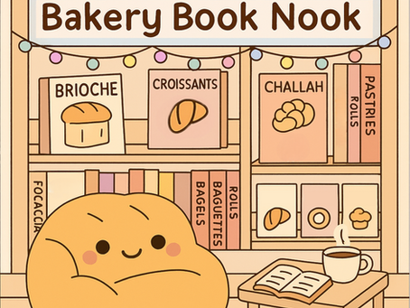Bakery Book Nook Coloring Page