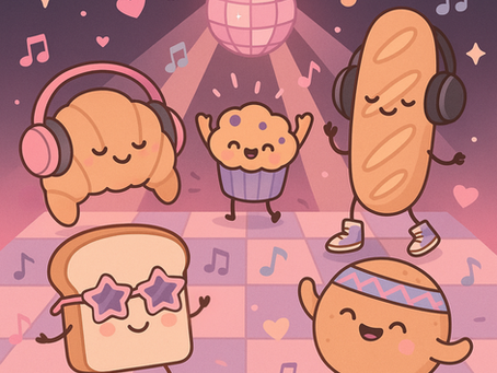 Bread disco dance party