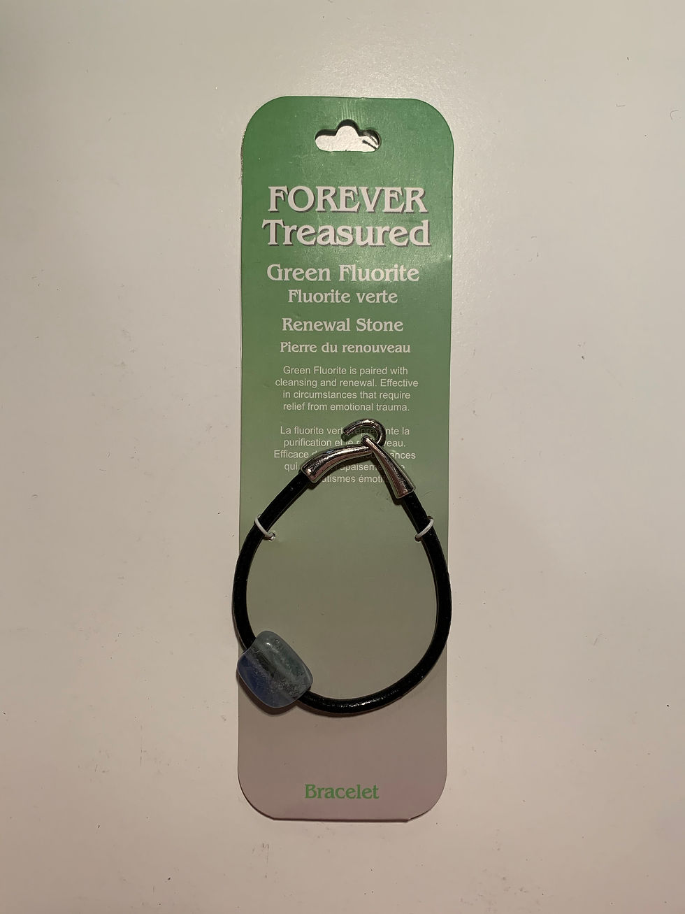 Miniature : Bracelet à fermoir | Fluorite verte