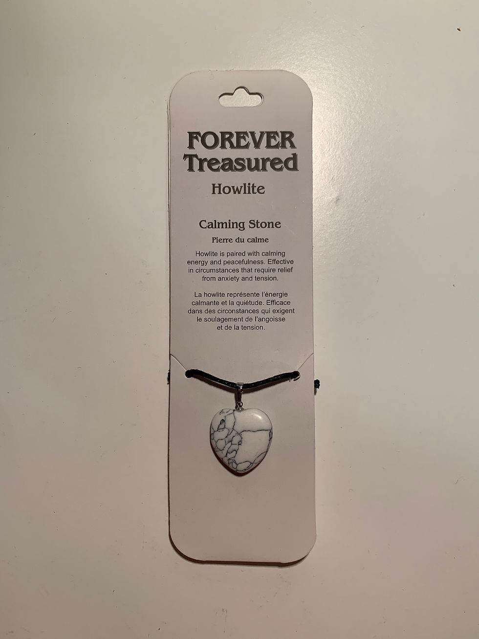 Thumbnail: Heart Necklace | Howlite