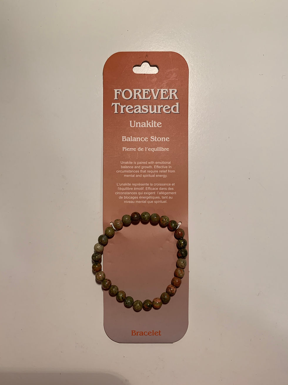 Thumbnail: Beaded Bracelet | Unakite