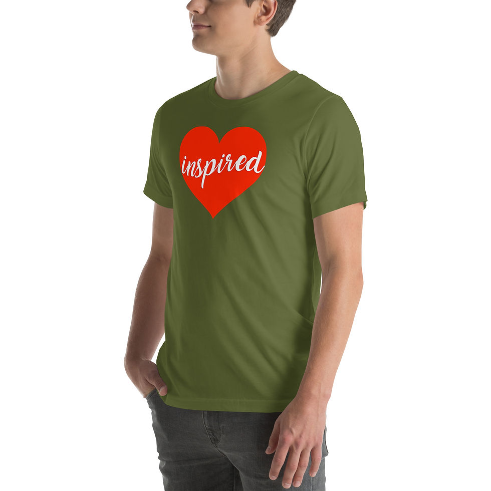 Thumbnail: Inspired With Red Heart Unisex Short Sleeve