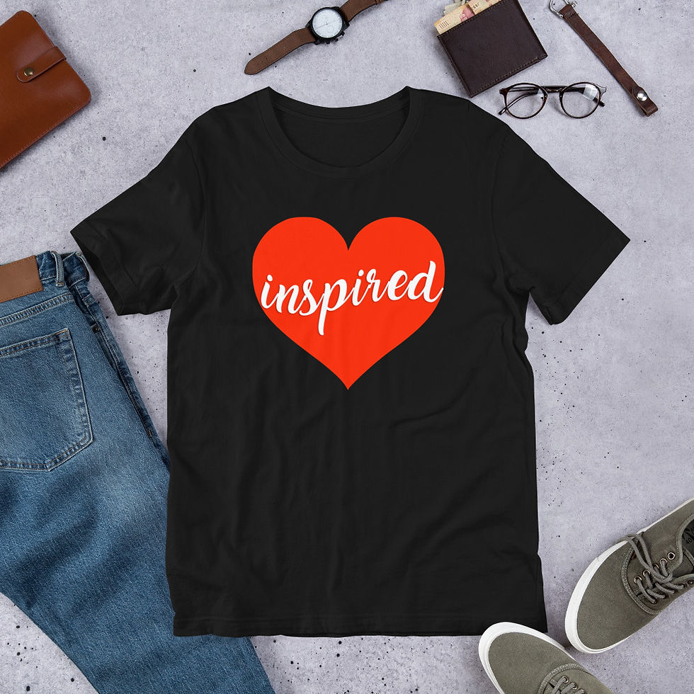 Thumbnail: Inspired With Red Heart Unisex Short Sleeve