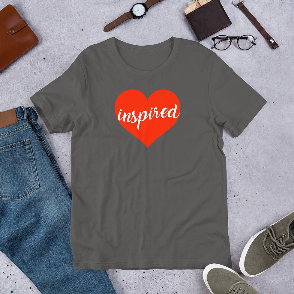 Thumbnail: Inspired With Red Heart Unisex Short Sleeve