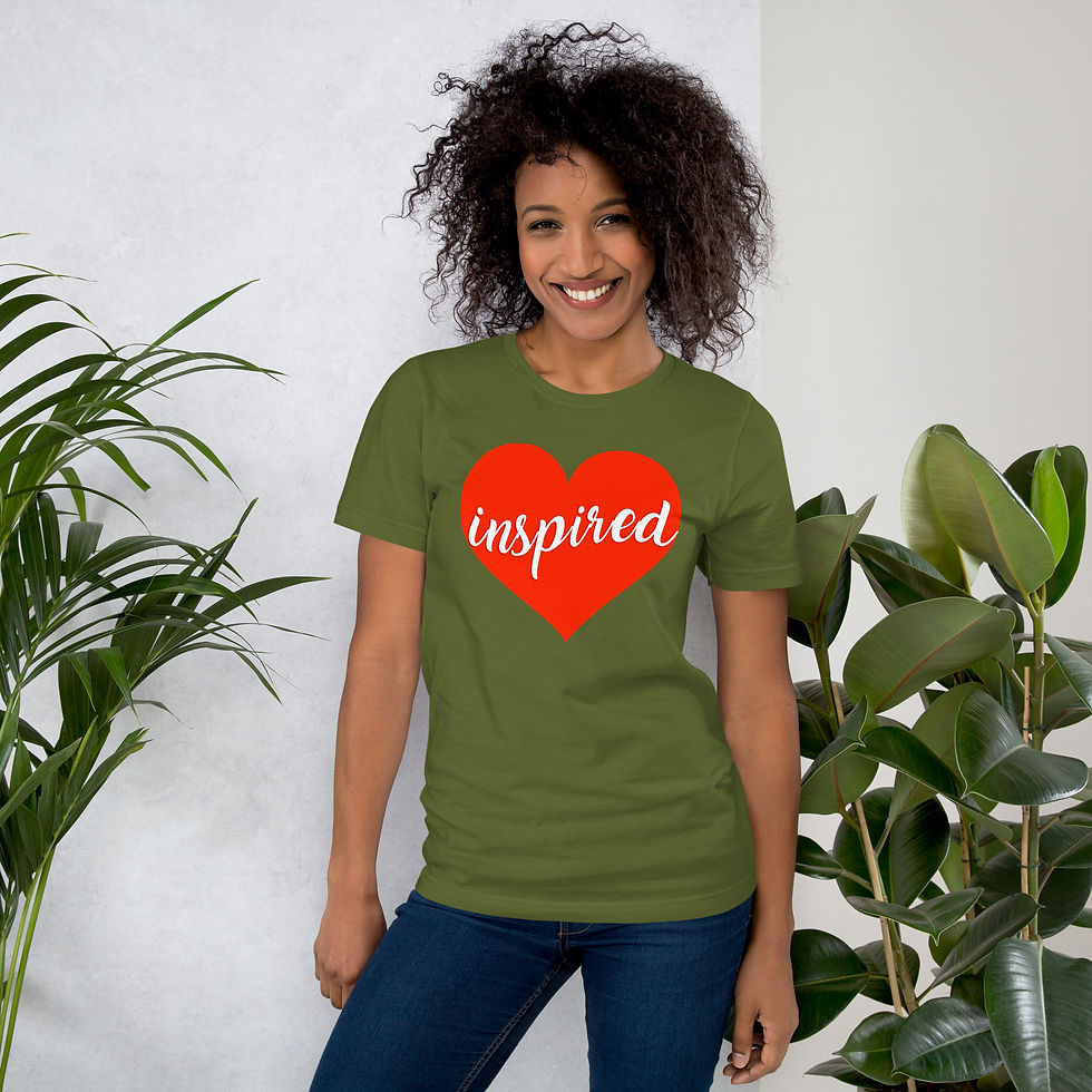 Thumbnail: Inspired With Red Heart Unisex Short Sleeve