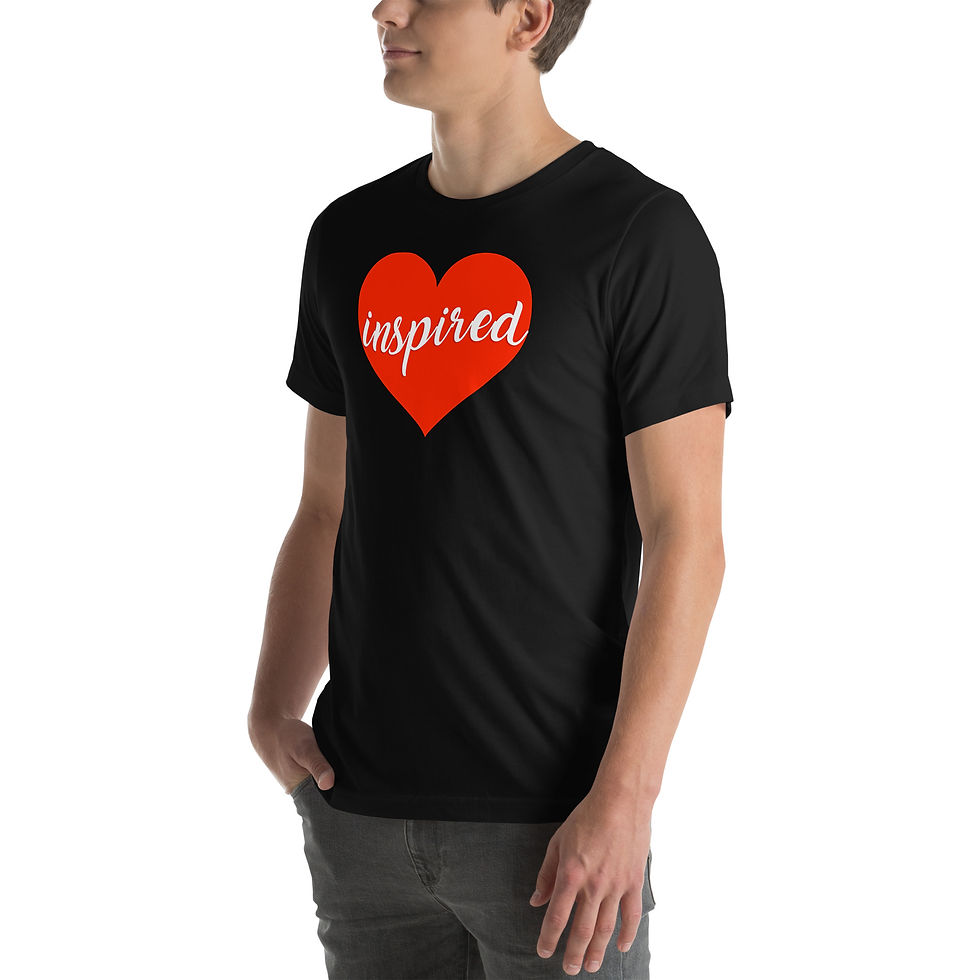 Thumbnail: Inspired With Red Heart Unisex Short Sleeve