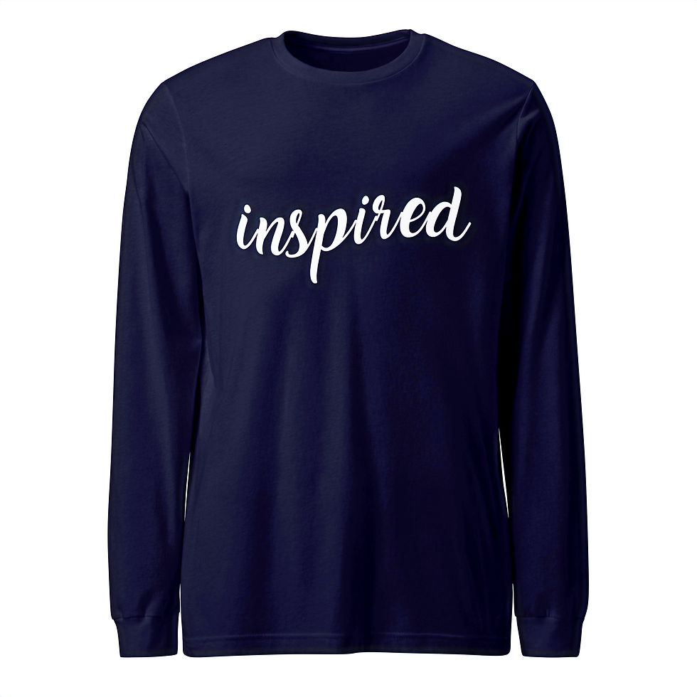 Thumbnail: Unisex "Inspired" Long Sleeve Tee