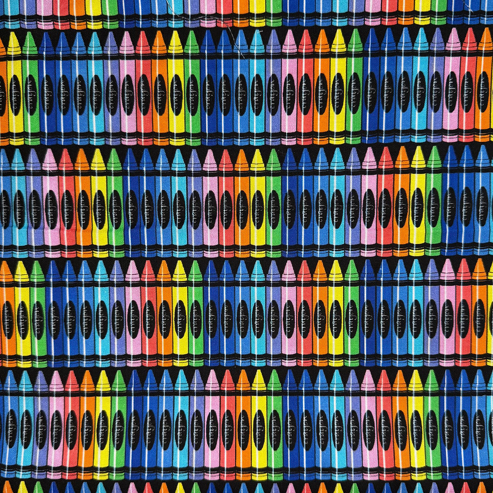 One Panel Custom Curtain - Crayon (B)