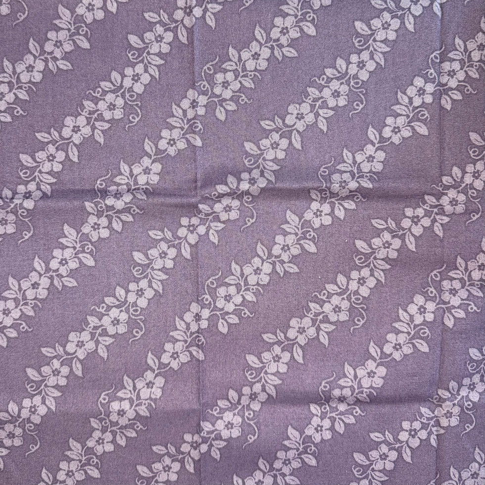 Thumbnail: Scrunchie Lanyard - Purple Flowers