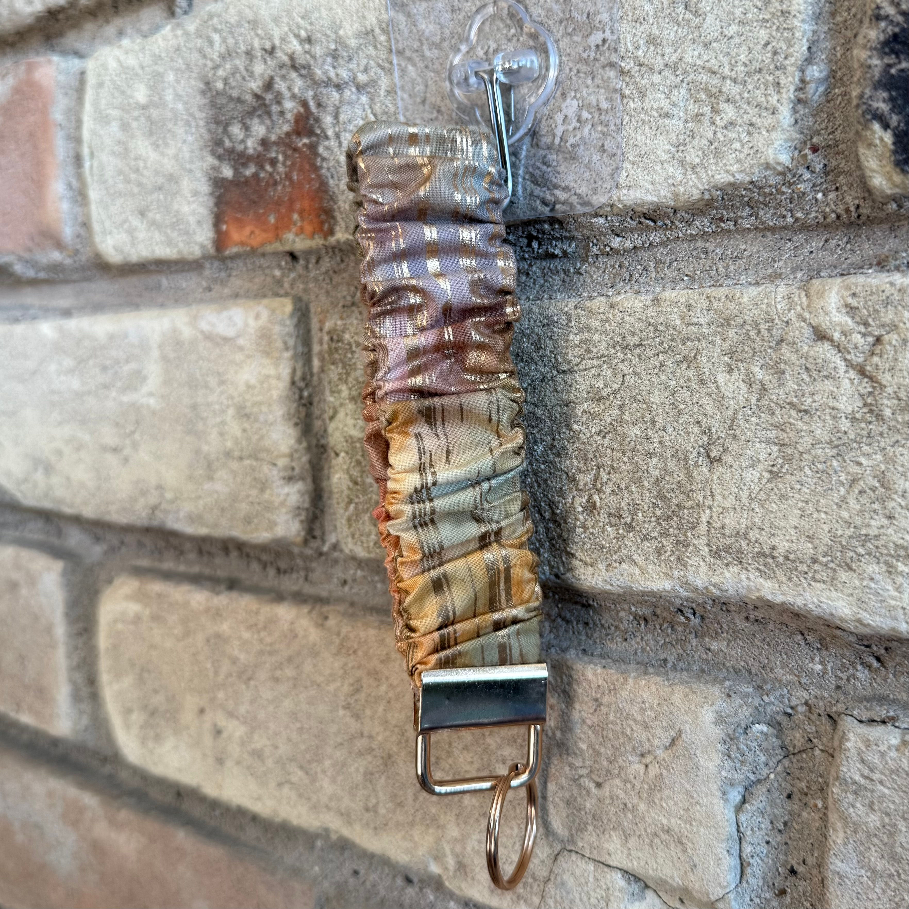 Scrunchie Wristlet - Pastel and Gold