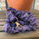 Thumbnail: Scrunchie Lanyard - Purple Flowers