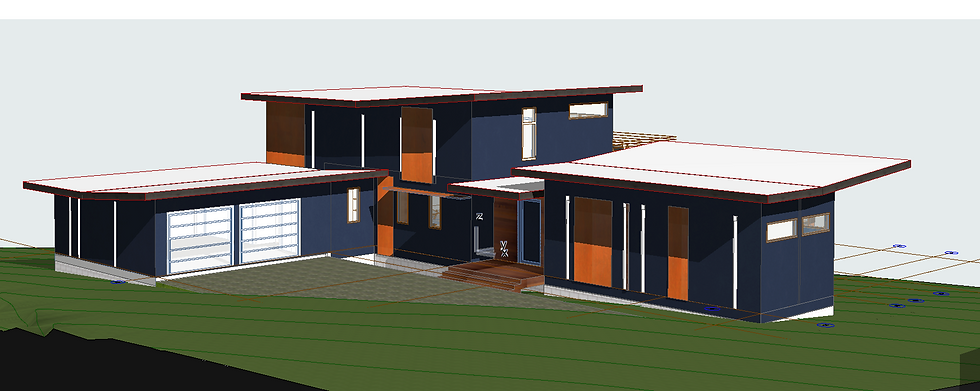 A rendering of the White Residence