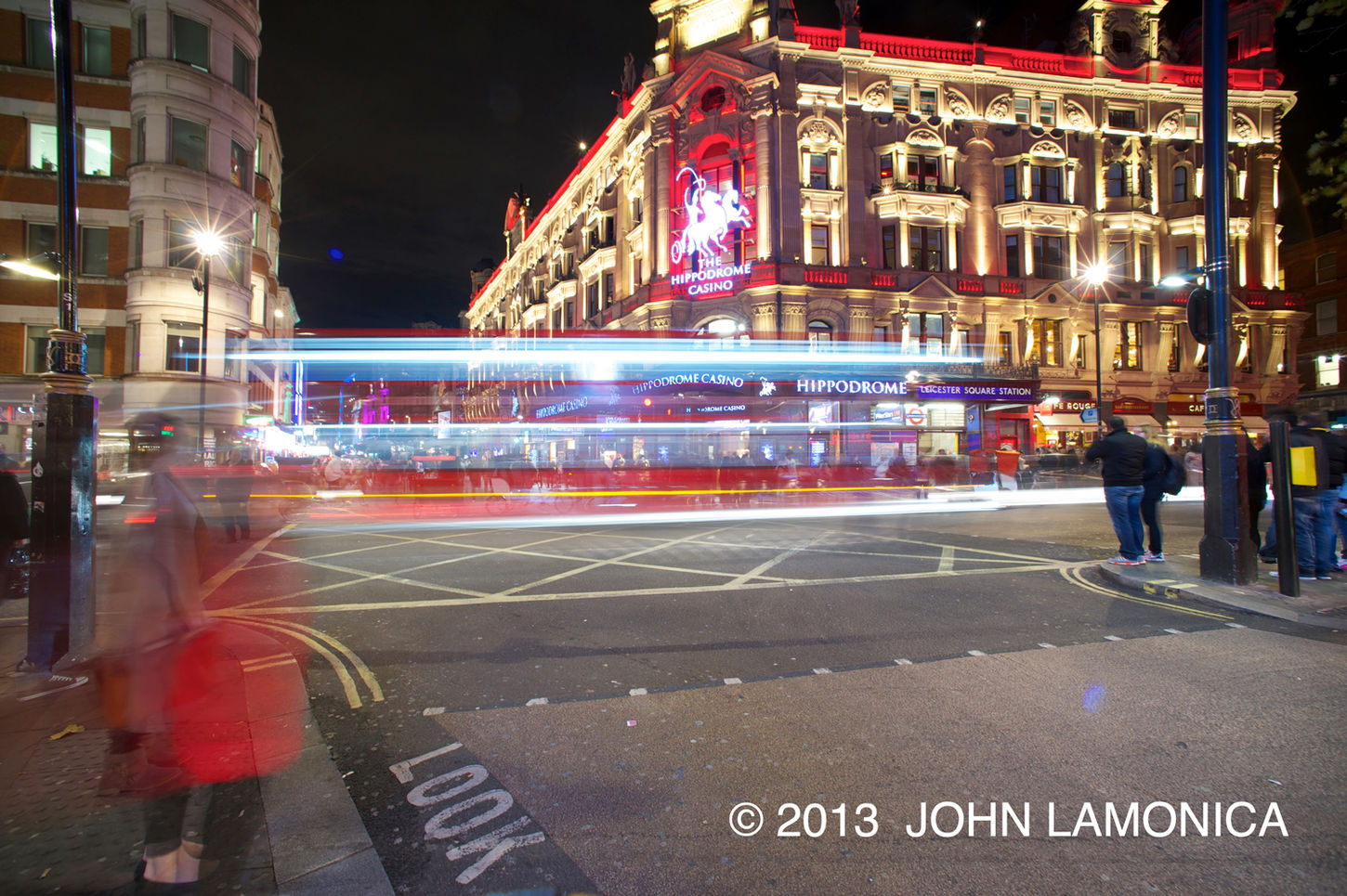 LONDON AT NIGHT HIPPODROM