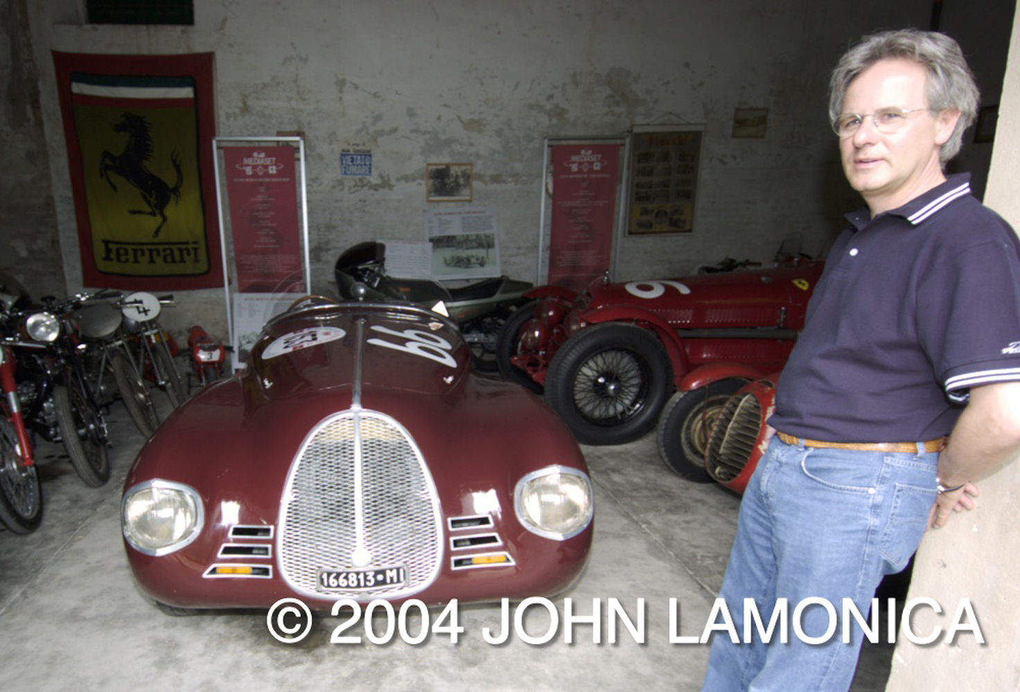 HORACIO PAGANI WITH THE FIRST FERRARI