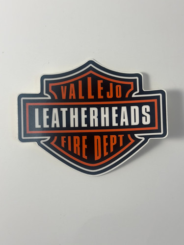 Vallejo Leatherheads VFD Sticker | Bay Area Fire Store