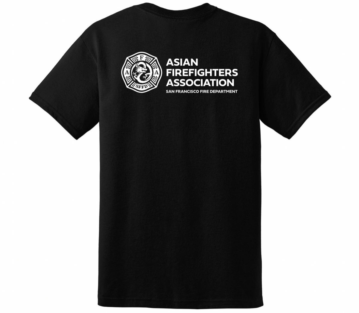 Asian Firefighters Association Black T-Shirt