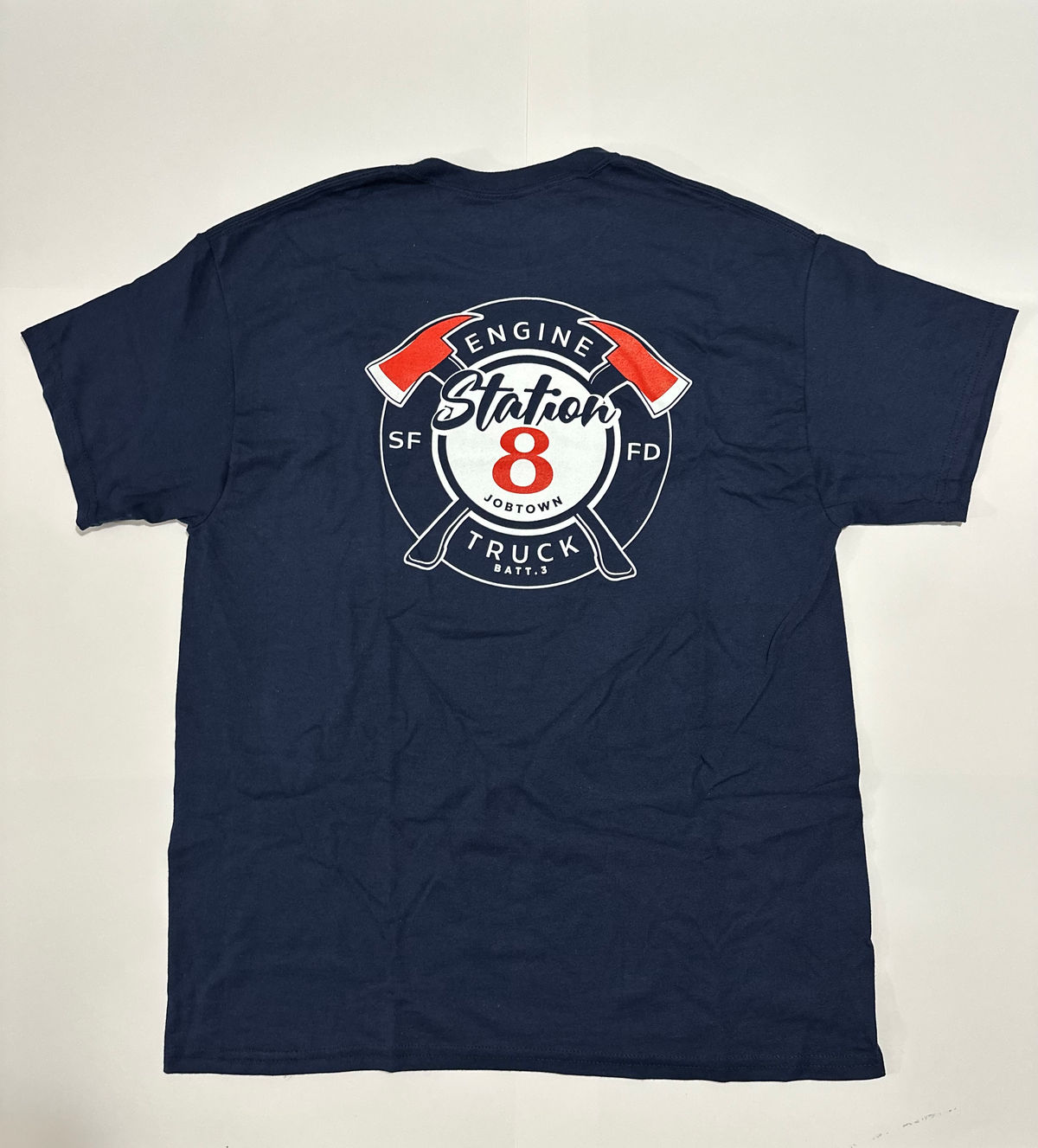 SFFD St. 8 "Jobtown" Navy T-Shirt