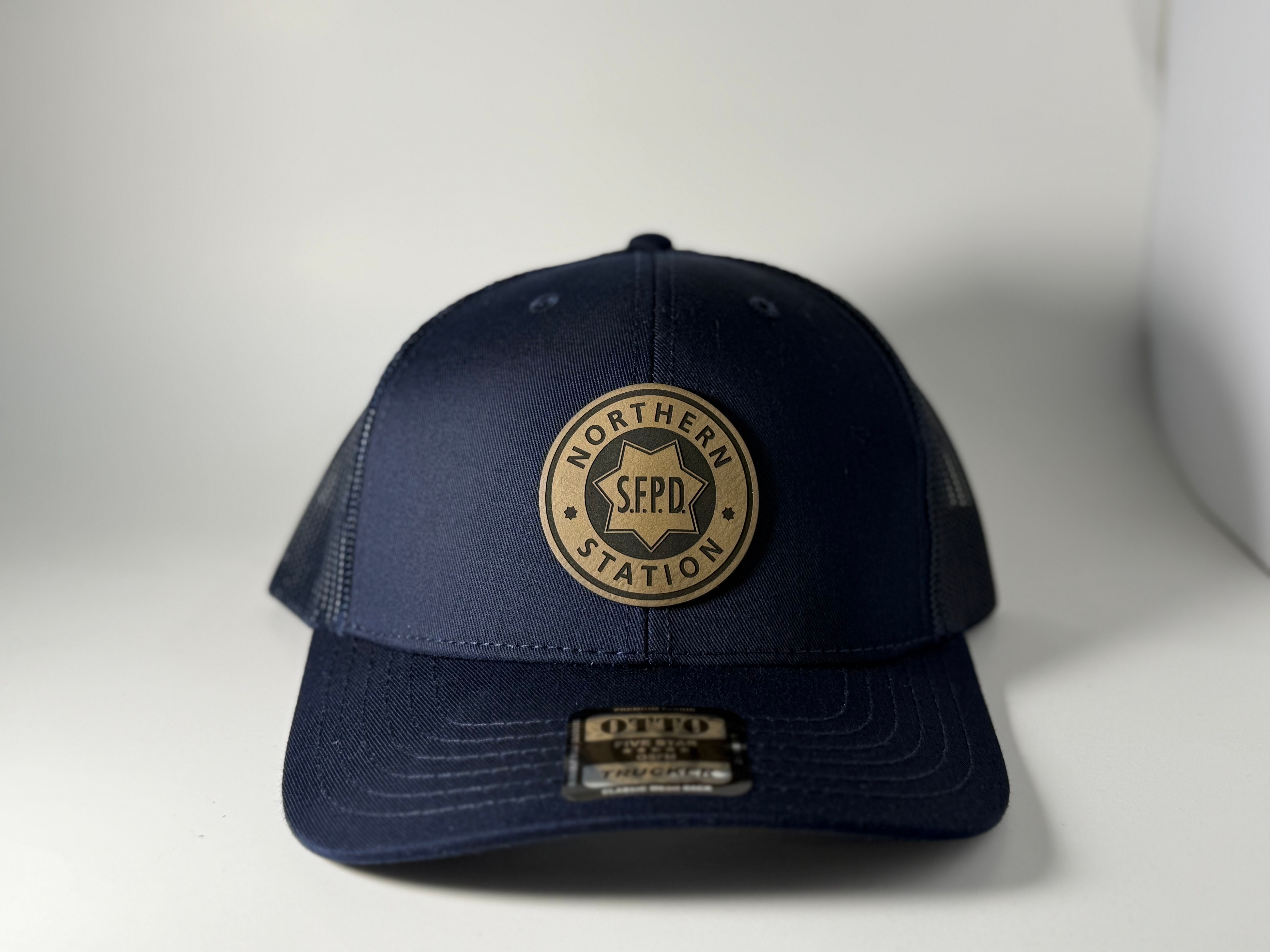 SFPD Northern Station Leather Patch Snapback Hat
