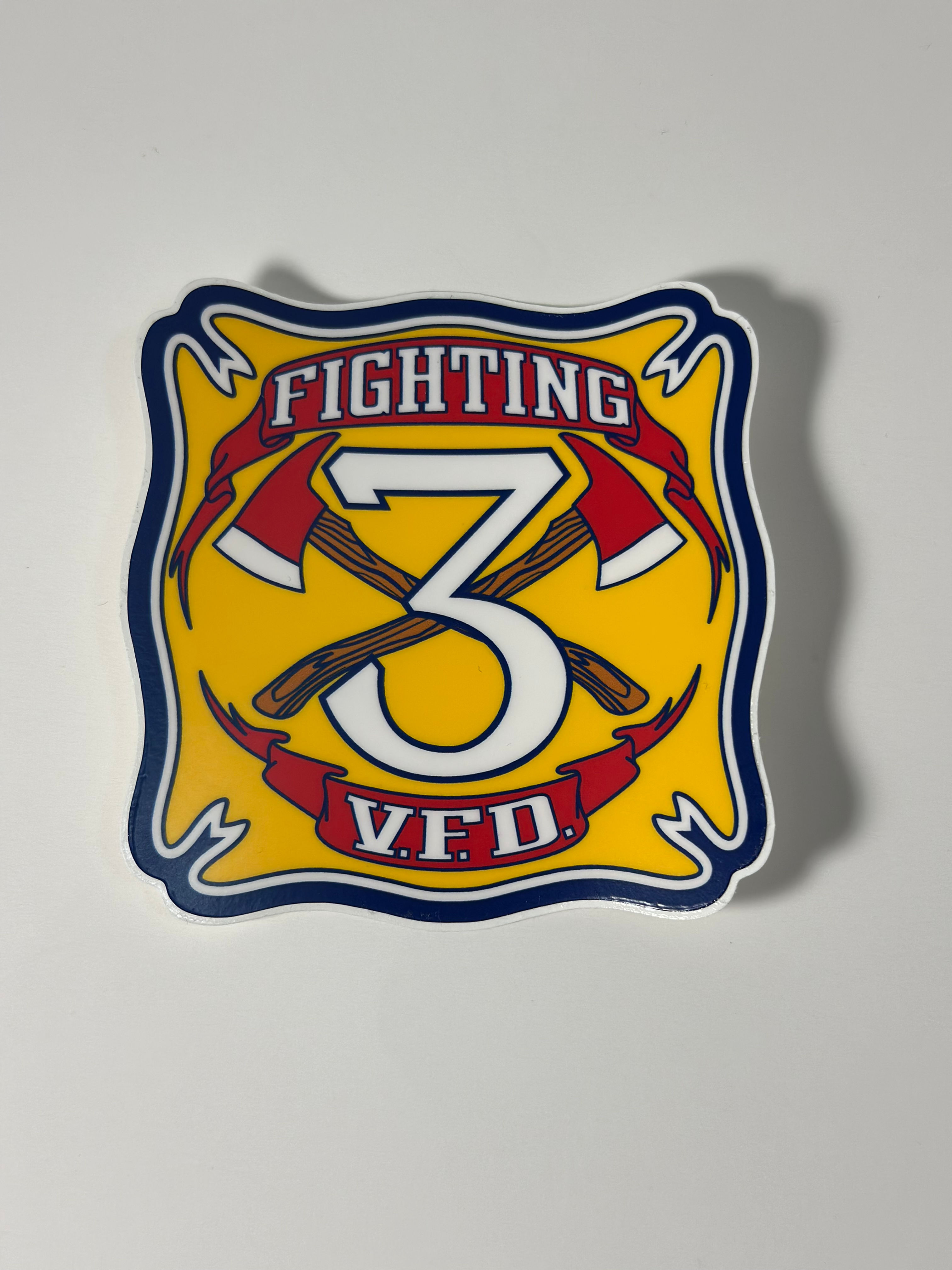 Vallejo Fire Dept. Fighting 3 Sticker