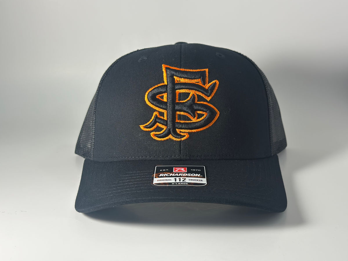 SF Seals Black/Orange Snapback Hat