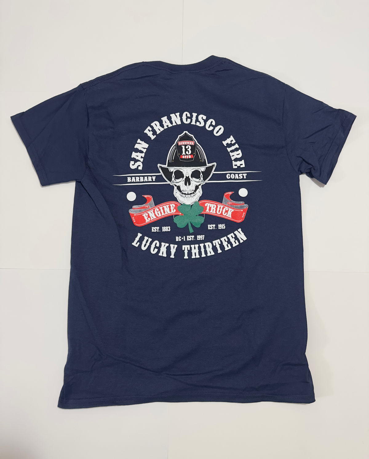 SFFD St. 13 "Lucky Thirteen" Navy T-shirt
