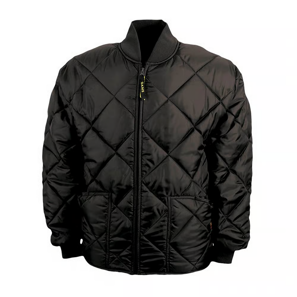 Custom Game "The Bravest" Diamond Quilt Jacket