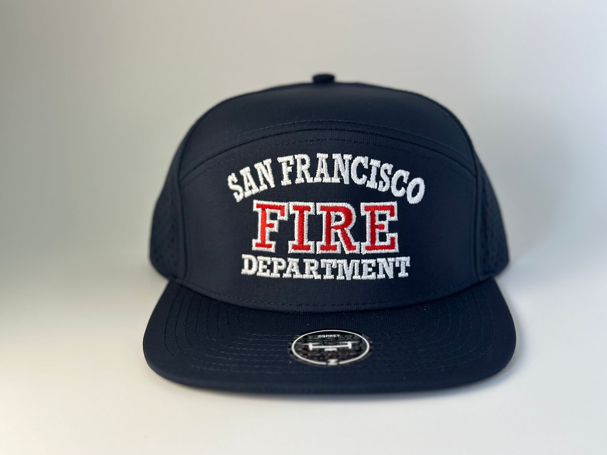 SFFD Navy 7 Panel Snapback Hats