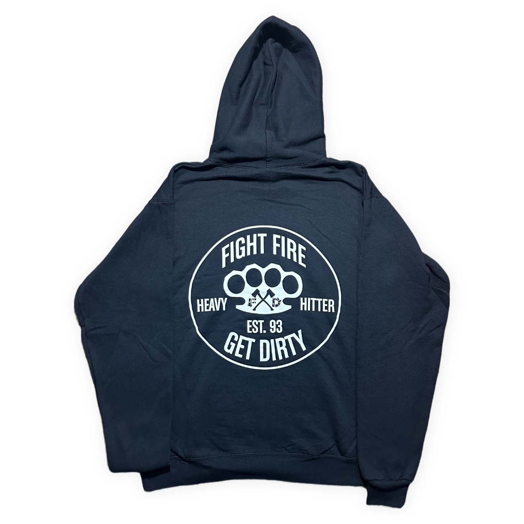 Fight Fire, Get Dirty Black Hooded Sweatshirt