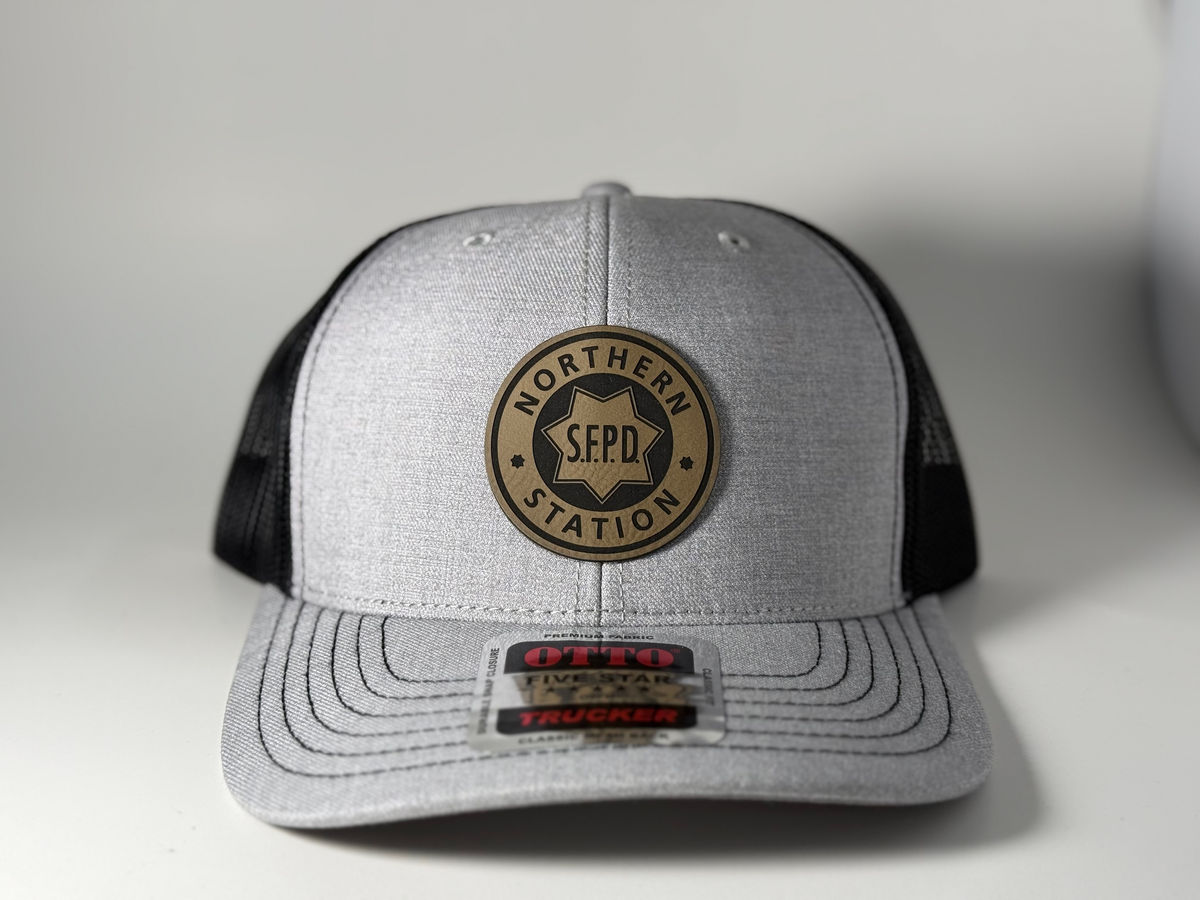 SFPD Northern Station Leather Patch Snapback Hat