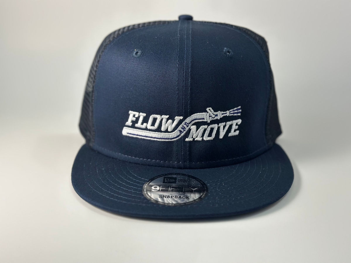 Flow and Move Navy New Era Snapback
